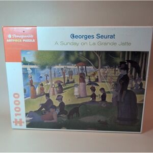 Pomegranate 1000 Piece Puzzle A Sunday on La Grande Jatte by Georges Seurat New